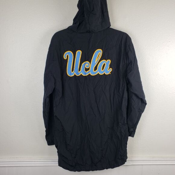 Women's Victoria Secret's Pink Collegiate Black Zip Up UCLA Bruins Windbreaker - Picture 2 of 13